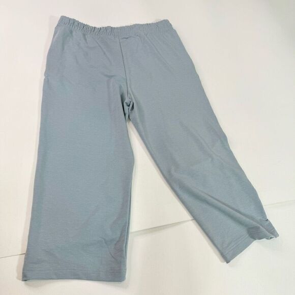 Under Armour Pants Womens Large Gray Solid Mid-Rise Wide-Leg Drawstrings NWT Cas - Picture 7 of 10
